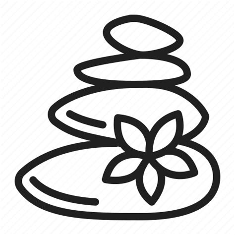 Massage Spa Stones Icon