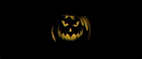 Download Wallpaper 2560x1080 Jack O Lantern Halloween