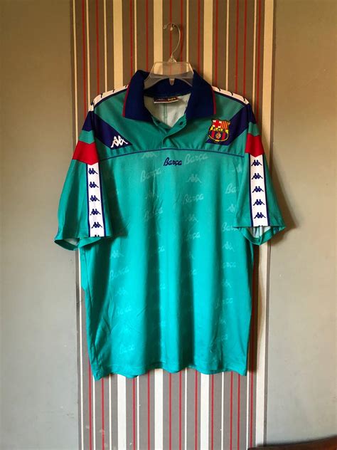Vintage Kappa Barcelona 1997 1998 Home Jersey Soccer Football Grailed