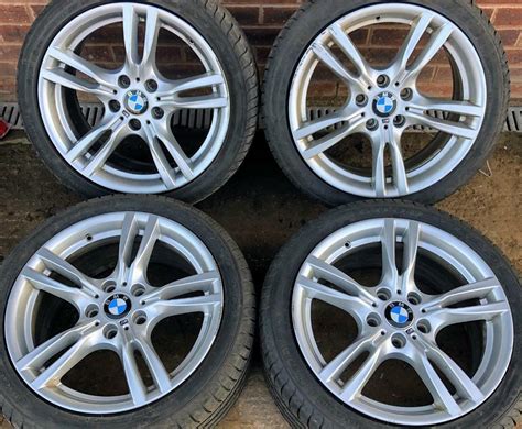 Bmw 3 Series F30 18 Inch M Sport Alloy Wheels 5 X 120 Genuine Staggered