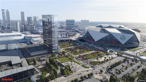 High Rise Hotel Overlooking Atlantas Mercedes Benz Stadium To Launch