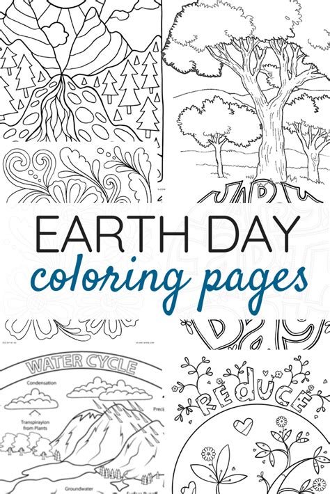 Earth Day Coloring Pages Printable