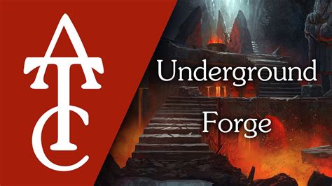 Rpg Dandd Ambience Underground Forge Lava Fire Anvil