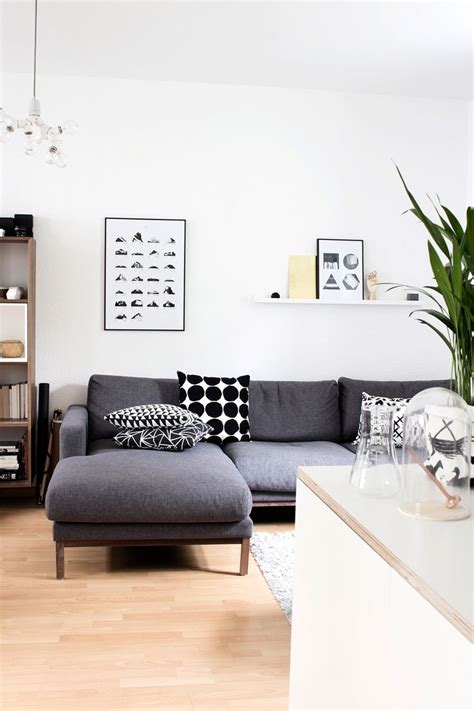 Furniture Living Room Gray And White Living Room Decor Object