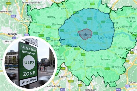 Ulez What Area Does The Ultra Low Emission Zone Cover Daily Echo