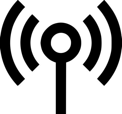 Antena Wifi Signal Waves Wireless Svg Png Icon Free Download 470866