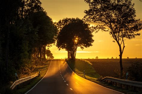 Road Sunset Back Light 5k Hd Nature 4k Wallpapers Images Backgrounds Photos And Pictures
