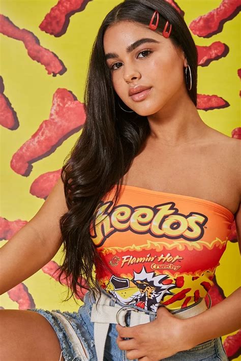 Forever 21 Cheetos Graphic Tube Top Hot Cheeto Girl Aesthetic