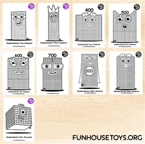 The file is a standard 8 5 x 11. FUN HOUSE TOYS | Numberblocks | Fun printables for kids ...