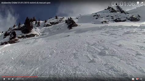 Real Time Avalanche Rescue Footage