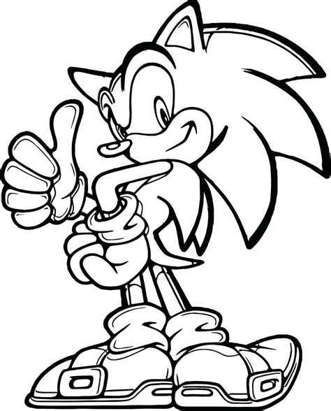 Sonic The Hedgehog Coloring Pages To Print Coloring Pages