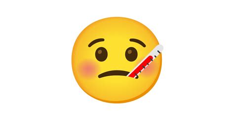 🤒 Face With Thermometer Emoji