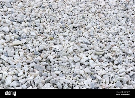 White Crushed Marble Stones Background Stock Photo Alamy