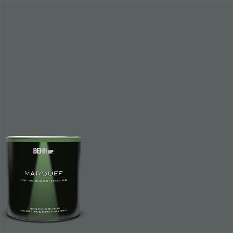 Behr Marquee 1 Qt 720f 6 Paramount Semi Gloss Enamel Exterior Paint