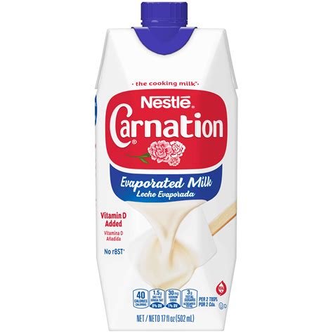 Nestle Carnation Evaporated Milk Vitamin D Added 17 Fl Oz Walmart