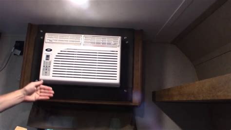 Travel Trailerrv Window Unit Air Conditioner Replacement How To Youtube