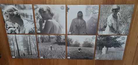Taylor Swift Folklore All 8 Cover Variants Brand New Sealed Vinyl Lp