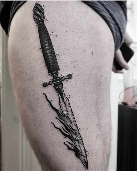 75 incredible dagger tattoos 2023