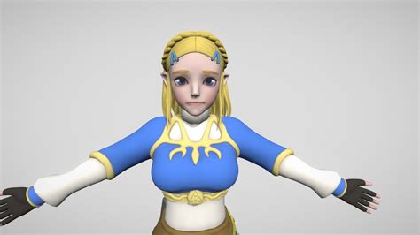 Low Poly Zelda Download Free D Model By Aurelien Aurelien C B Sketchfab
