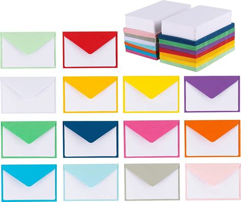 Envelopes 3x3 Envelopes Just A Note Mini Envelopes Set Of 4 Eyelash