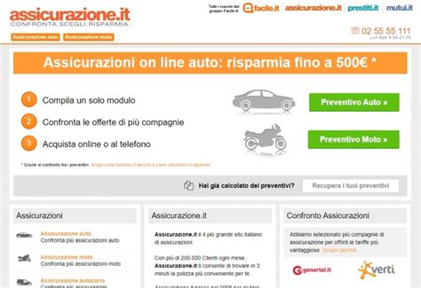 Assicurazione It Il Sito Per Confrontare Scegliere E Risparmiare