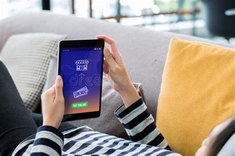 Psk bank sofa banking login. Internet Banking Concpet.Woman Lying Down On Sofa Using ...