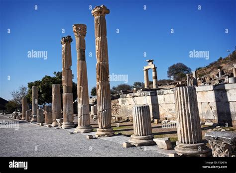 Ephesus 10th Century Bc Archeological Site Selcuk Izmir Turkey Stock