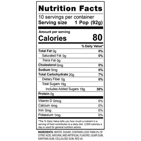 Sonic Diet Cherry Slush Nutrition Facts Runners High Nutrition