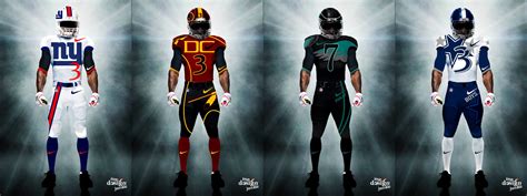 Mr Design Junkie All 32 Nfl Teams Uniforms Redesigned