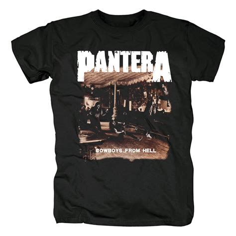 Quality Pantera Cowboys From Hell T Shirt Us Metal Shirts Wishiny