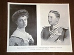 FIDANZAMENTO NEL 1905 Sofia Carlotta d'Oldenburgo e Principe Eitel di ...