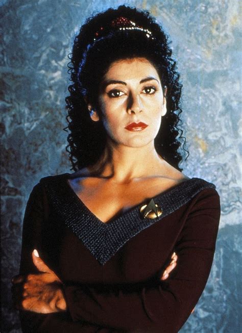 Councillor Deanna Troi Marina Sirtis Star Trek The Next Generations Marina Pinterest