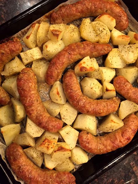 Oven Roasted Sausage And Potatoes Rice Recipe