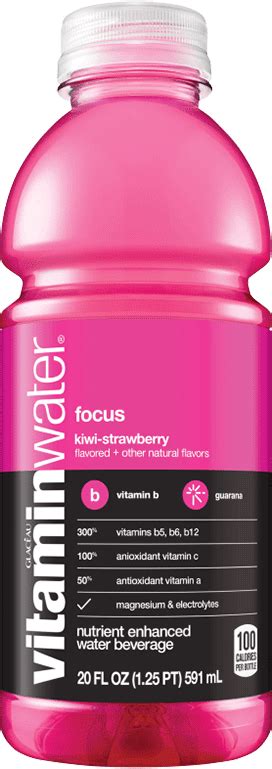 Vitamin Water Zero Strawberry Lemonade Nutrition Facts Blog Dandk