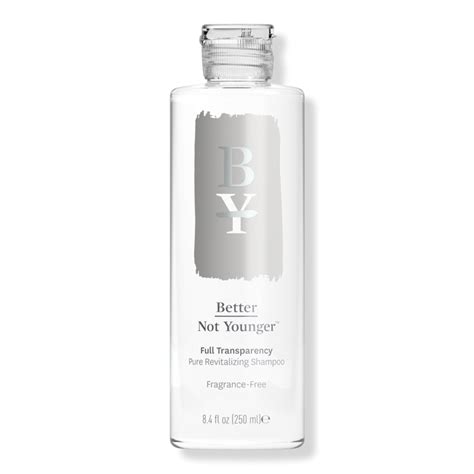 Better Not Younger Full Transparency Pure Revitalizing Shampoo 1