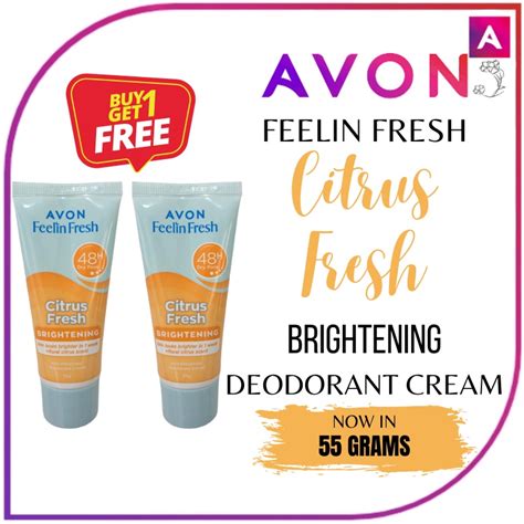 Avon Feelin Fresh Citrus Fresh Anti Perspirant Deodorant Cream Quelch