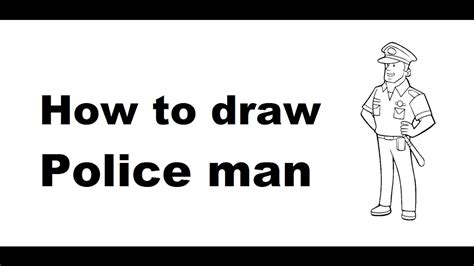 I will show you how to add colors to it and how to play with the brush stroke. How to draw Police man full body cartoon drawing step by ...