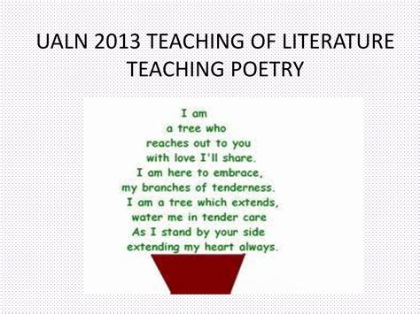 Ppt On How To Teach Poetry Powerpoint Slides