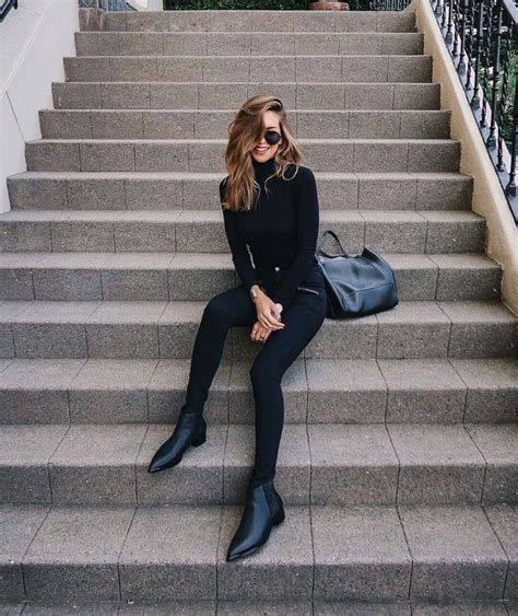 Black Chelsea Boot Outfits Womens Chelsea Boot Outfits Black Outfit