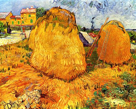 Vincent Van Gogh Watercolor Vincent Van Gogh Paintings Haystacks In