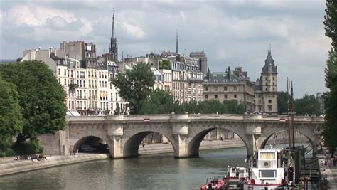 Maybe you would like to learn more about one of these? The Pont Neuf Bridge Across The Seine River In Paris ...