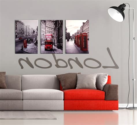 15 The Best Black And White Wall Art With Red