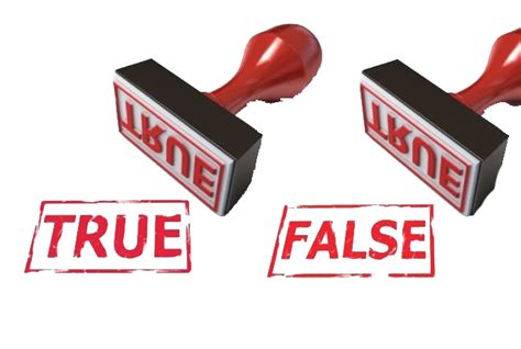 True And False Png Free Image Png All Png All