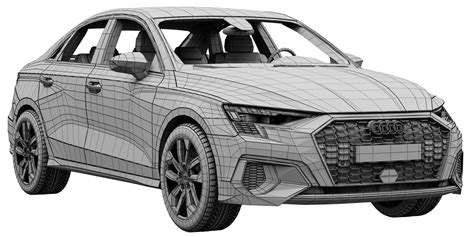 Audi A3 3d Model By Zifir3d