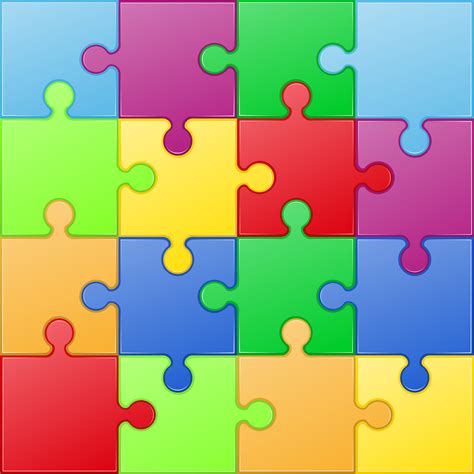 Square Puzzle Vector Illustration 494240 Vector Art At Vecteezy