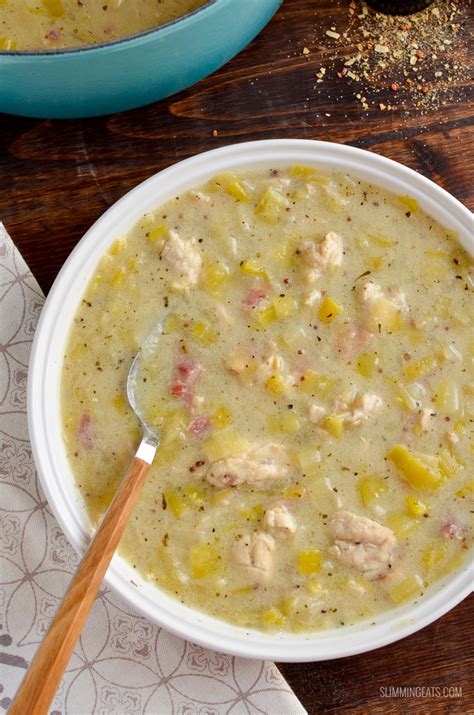Chicken And Leek Soup Slimming Eats
