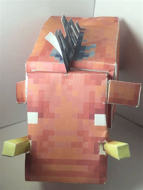 Pixel Papercraft Hoglin Minecraft Dungeons
