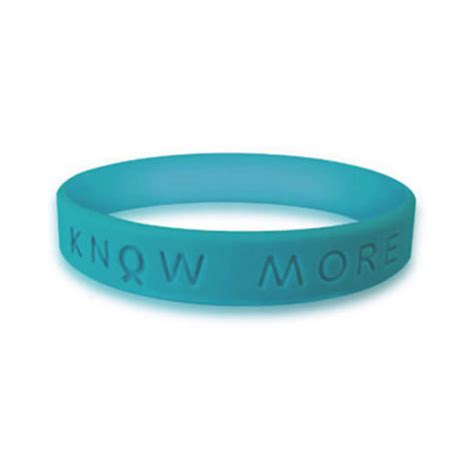 Turquoise Silicone Wristband Bracelets