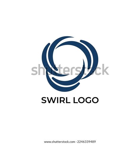 Spiral Swirls Logo Design Elements Abstract Stock Vector Royalty Free
