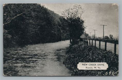 New Creek Drive Keyser West Virginia—rare Antique—mineral County—coyd